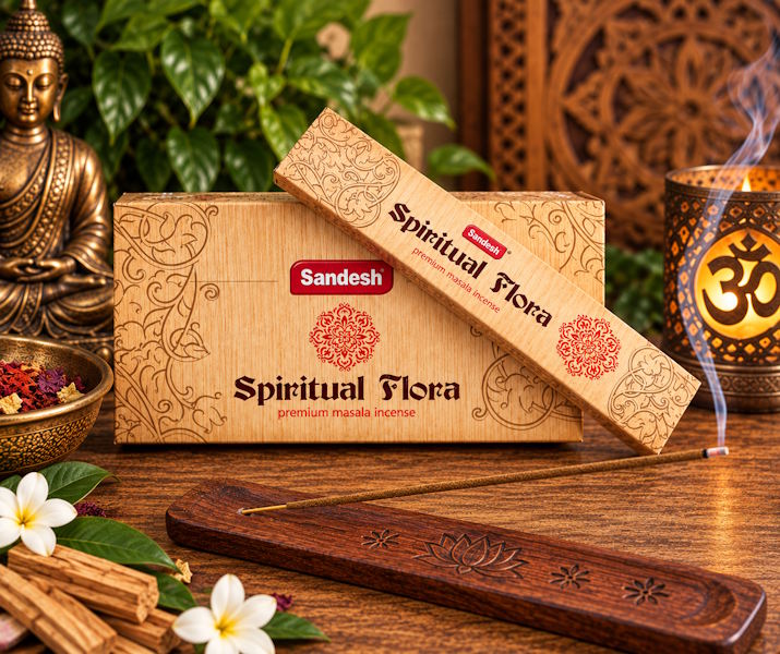 Incienso Spiritual Flora Sandesh